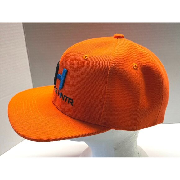 Ultimate Hntr Snapback Hat Hunter Orange Logo Adjustable Crown - Picture 4 of 7